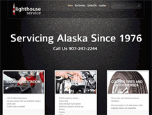 Tablet Screenshot of lighthouseservicestation.com